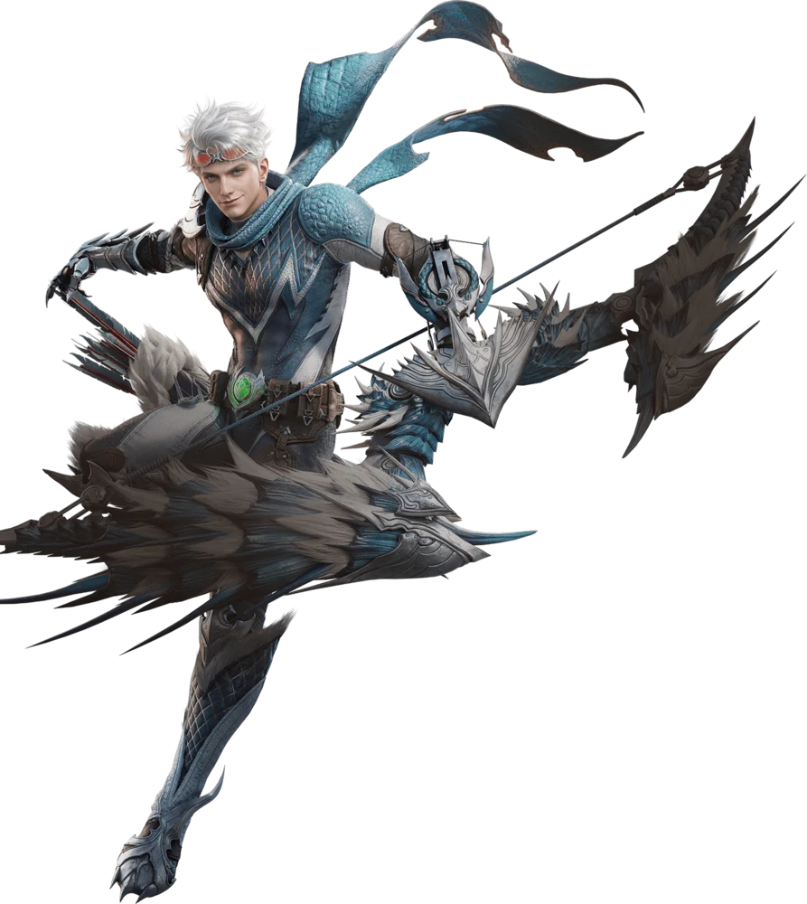 Luka, Bow Adventurer in Monster Hunter Outlanders