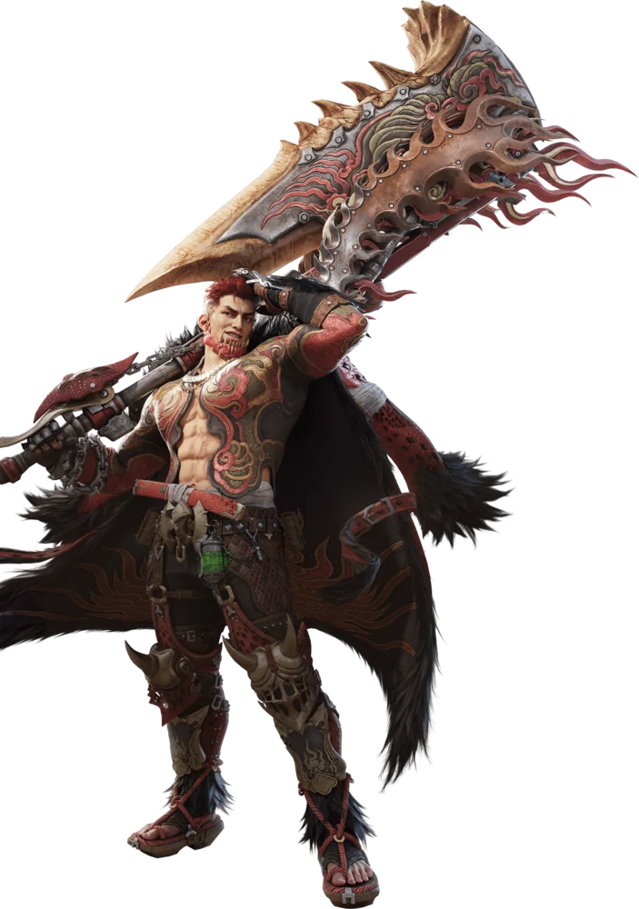 Pyro, Great Sword Adventurer in Monster Hunter Outlanders